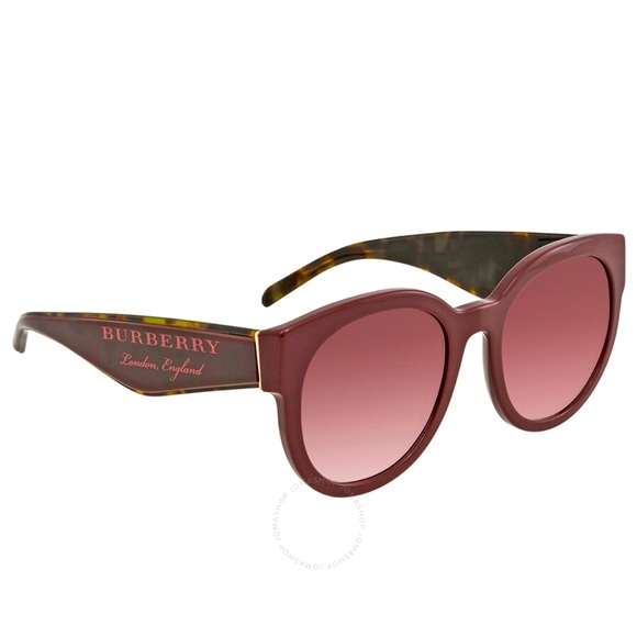 BURBERRY Pink Gradient Round Sunglasses - Picture 1 of 3